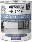 Rust-oleum Home Floor Coating, Top (50 Voc), Semi-gloss, Quart 358870 New. Price: $39.37.