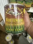 General Finishes Water Based Wood Whitewash Stain Quart New. Price: $28.00.