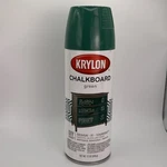 Krylon Green Chalkboard Aerosol Spray Paint, 12 Oz New. Price: $25.49.