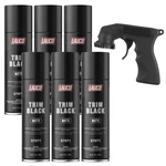 Lauco Trim Black Matte 13 Oz. Automotive Spray Paint Can With Gun - Pack Of 6... New. Price: $82.75.