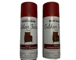 Lot Of (2) 12OZ Rust-oleum Outdoor Fabric Spray Paint Cans 352115 "dark Red" New. Price: $33.95.