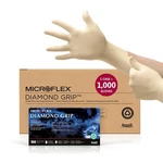 Microflex MF300 X-large Diamond Grip Latex Gloves New. Price: $121.47.