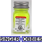 Testors Enamel 1/4OZ, Yellw Fluorescent Paint New Sealed TES1177TT Hh. Price: $8.59.